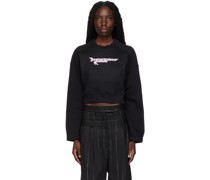Black Graphic Sweatshirt