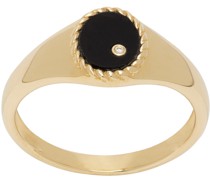 Gold Baby Chevaliere Ovale Ring