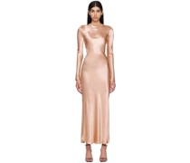 Gold Ren Long Sleeve Maxi Dress