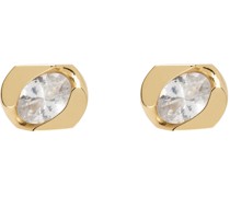 Gold #3160 Chain Unit Earrings