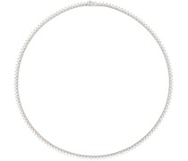 Silver #3710 Tennis Necklace