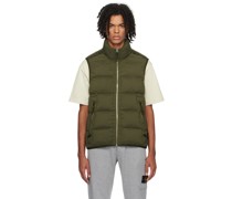 Green Seamless Tunnel Down Vest