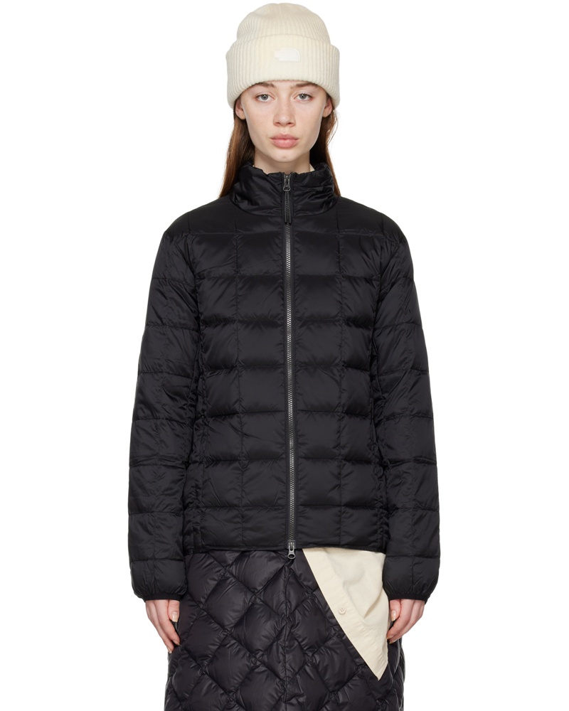 TAION Damen Black High Neck Down Jacket