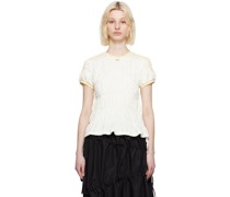 White Track T-Shirt