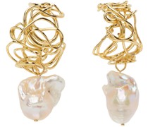 Gold 'The Myth Maker's Myth' Earrings