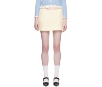 Off-White Pleat Miniskirt