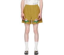 Green Garden Bed Shorts