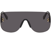 Gray Logo Stud Sunglasses