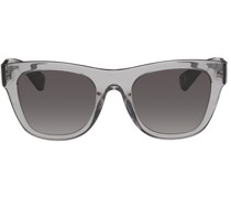 Grey & Black 'VLTN' Squared Sunglasses