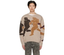 Beige In-Depends Day Sweater