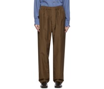 Brown Relaxed Trousers