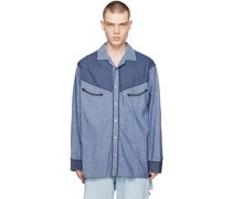 Blue Welt Pocket Shirt