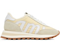 Beige & Off-White Ami de Cœur Rush Sneakers