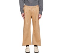SSENSE Exclusive Beige Overstock Trousers