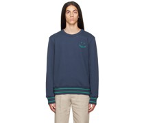 Blue Happy Sweatshirt