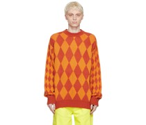 SSENSE Exclusive Orange Shradha Kochhar Edition Sweater