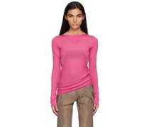 Pink Column Sweater