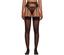 Black Kiya Garter Belt
