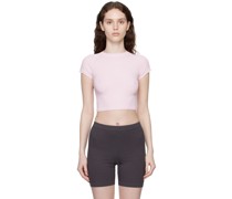 Pink New Vintage Cropped Raglan T-Shirt