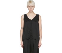 Black Rayon Tank Top