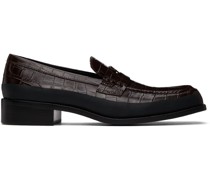 Brown Croc 'The Brutalist' Loafers