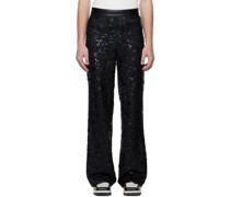 Black Beaded Trousers