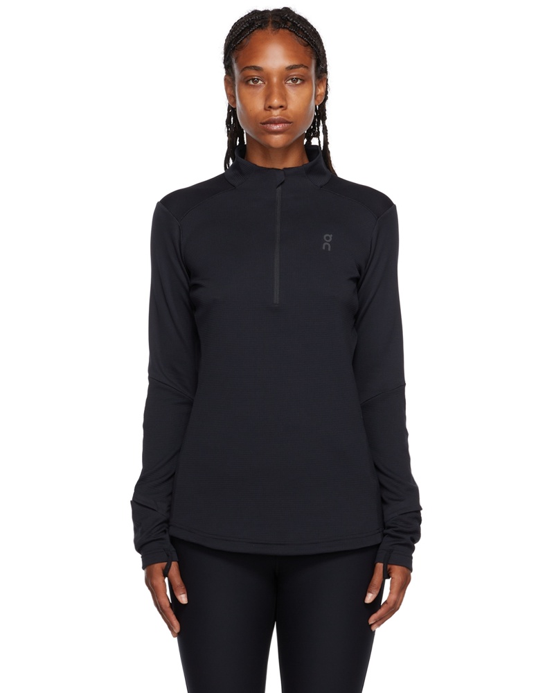 ON Running Damen Black Climate Sport Top