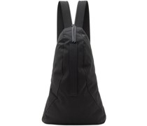Black Water-Repellent 2Way Backpack