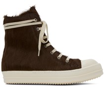 Brown Fur Sneakers