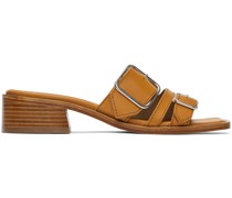 Tan Aly Heeled Sandals