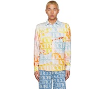 Multicolor Watercolor Monogram Shirt