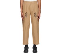 Brown Qrunful Trousers