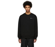 Black Cotton Sweatshirt