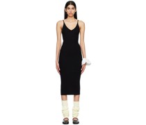 Black Pillar Midi Dress