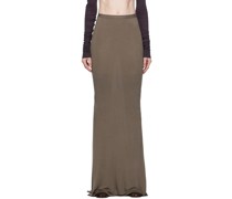 Gray Slip Maxi Skirt