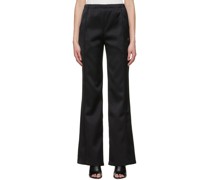Black Polyester Trouseres