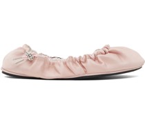 Pink Aura Ballerina Flats