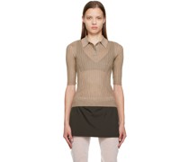 Beige Peri Polo