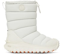 White Apres Trail High Snow Boots