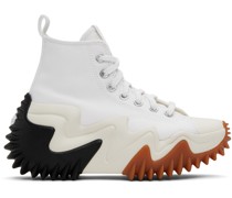 White Run Star Motion High Top Sneakers