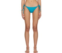 Blue 'La Greca' Bikini Bottoms