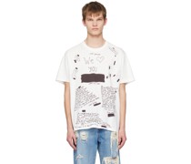 White Anonymous Sign T-Shirt