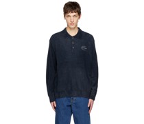Navy Shaggy Polo