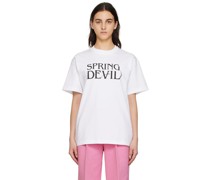 White 'Spring Devil' T-Shirt