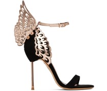 Black Evangeline Heeled Sandals