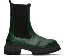 SSENSE Exclusive Green Paradigm Chelsea Boots