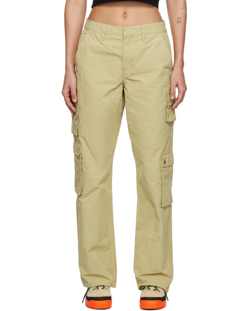 ksubi Damen Beige Cargo Trousers