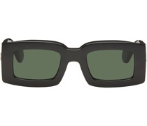 Black Le Raphia 'Les Lunettes Tupi' Sunglasses