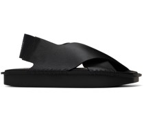 Black Sport Style Sandals