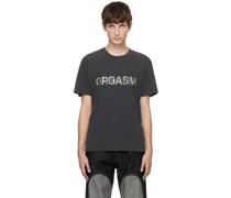 SSENSE Exclusive Gray 'Orgasm' T-Shirt